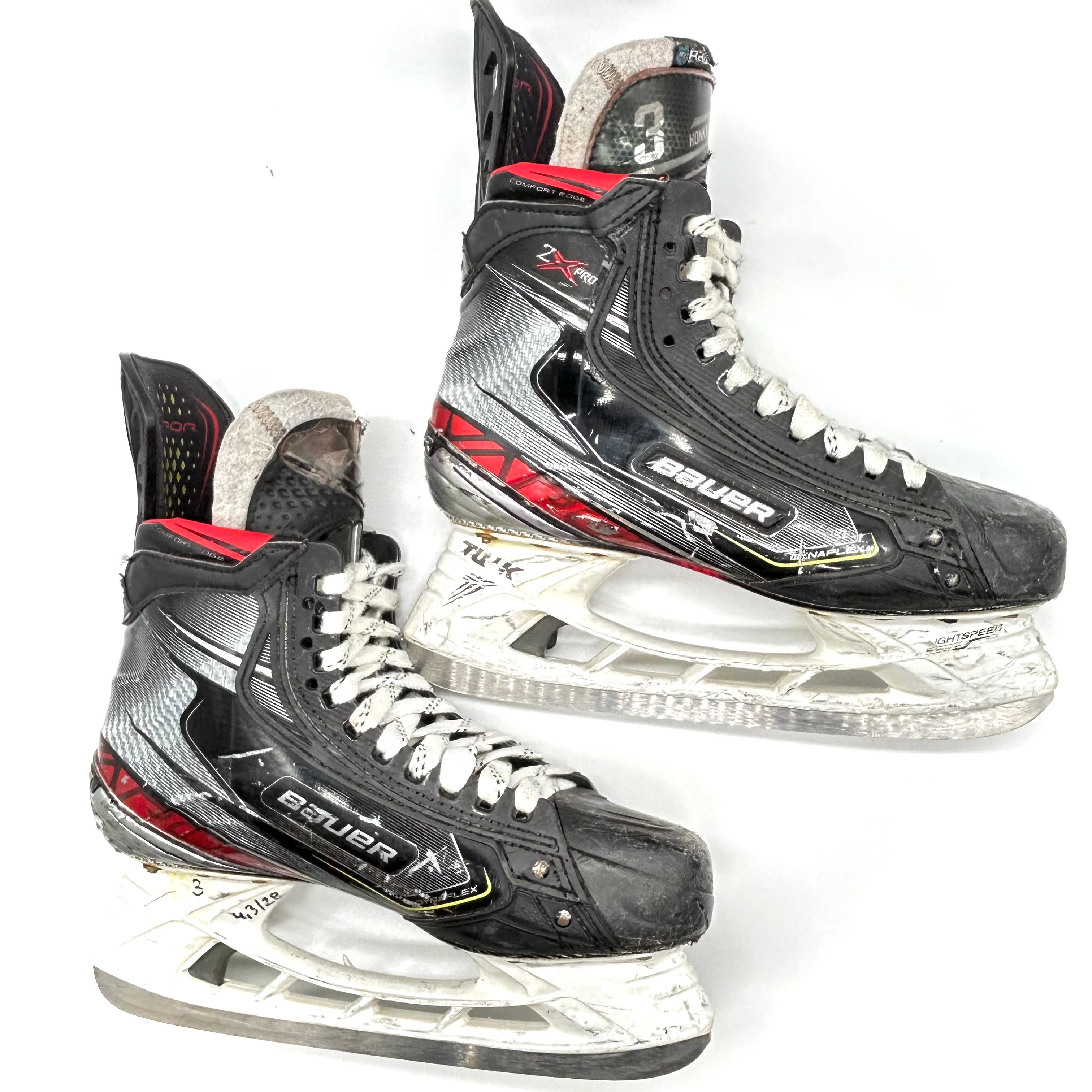 Bauer Vapor 2X Pro – Patins de hockey d'occasion NHL Pro Stock – Julius Honka